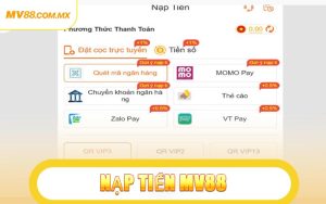 Nạp Tiền MV88